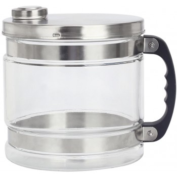 4 Litre Glass Collection Jug With Lid